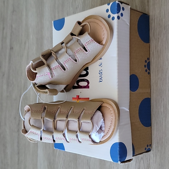 Just Buds Other - Just Buds Jordyn Toddler Gladiator Tan Sandals